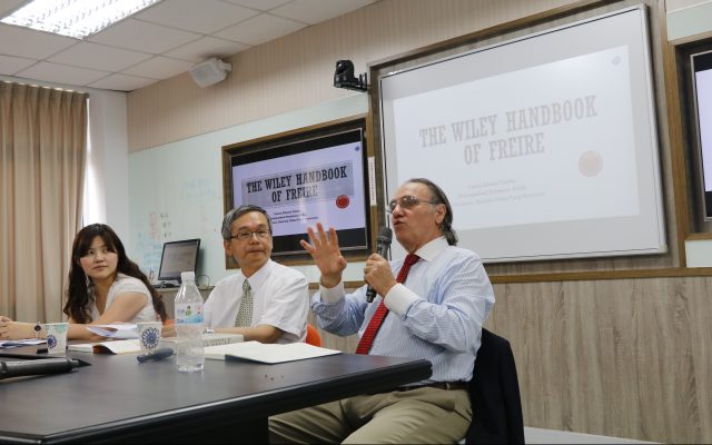 20190813 Book Launch- Prof. Carlos Alberto Torres on The Wiley Handbook of Paulo Freire發表